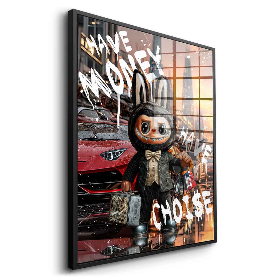 Rich Labubu - Acrylglas