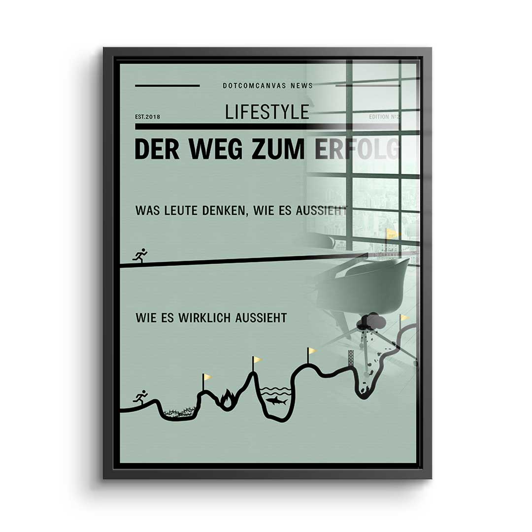 Road to success - Acrylglas