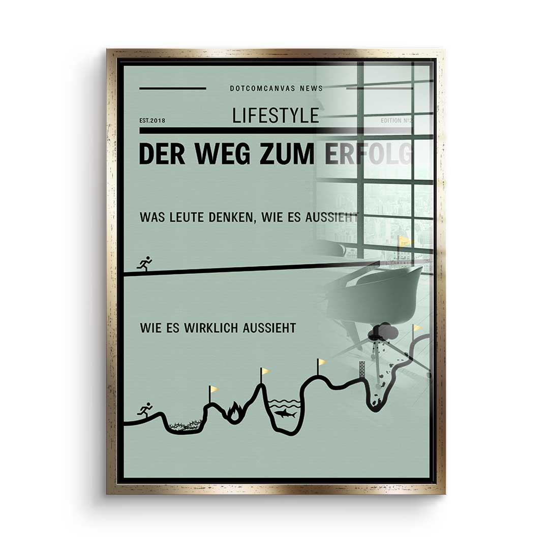 Road to success - Acrylglas