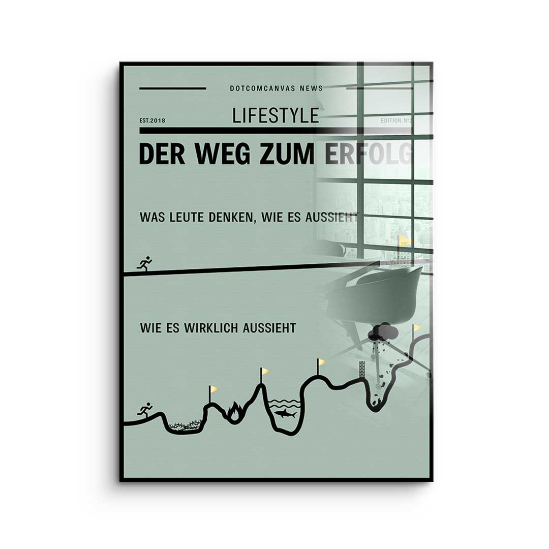 Road to success - Acrylglas