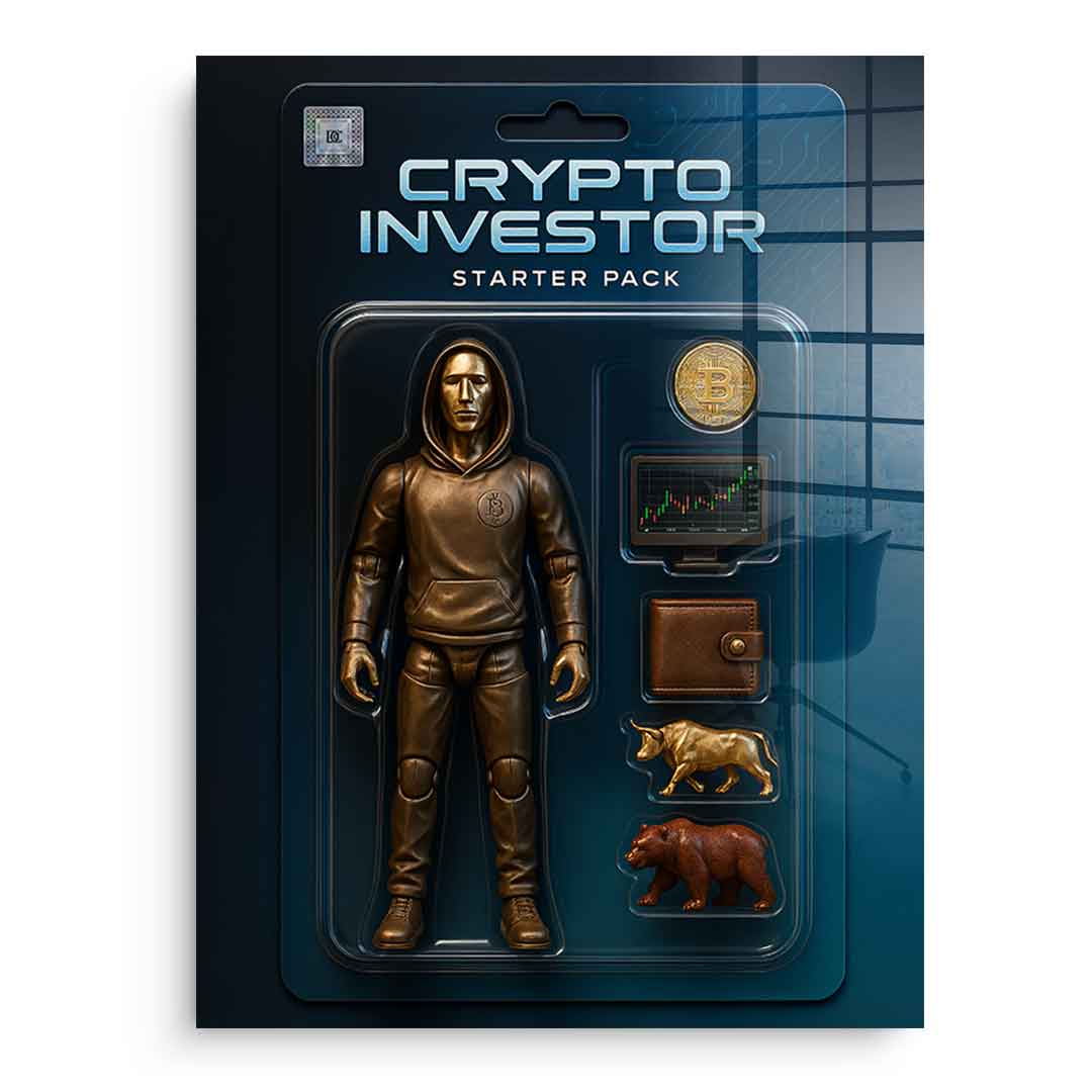 Starter Pack CRYPTO INVESTOR - Acrylglas