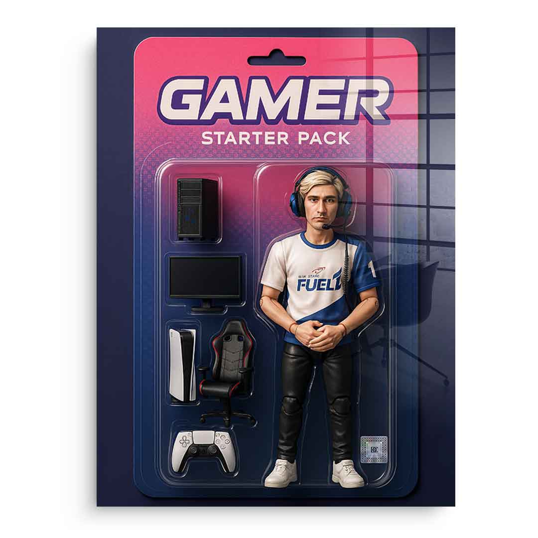 Starter Pack GAMER - Acrylglas