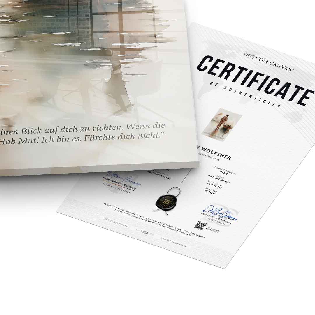 Steadfast Courage - Acrylic glass