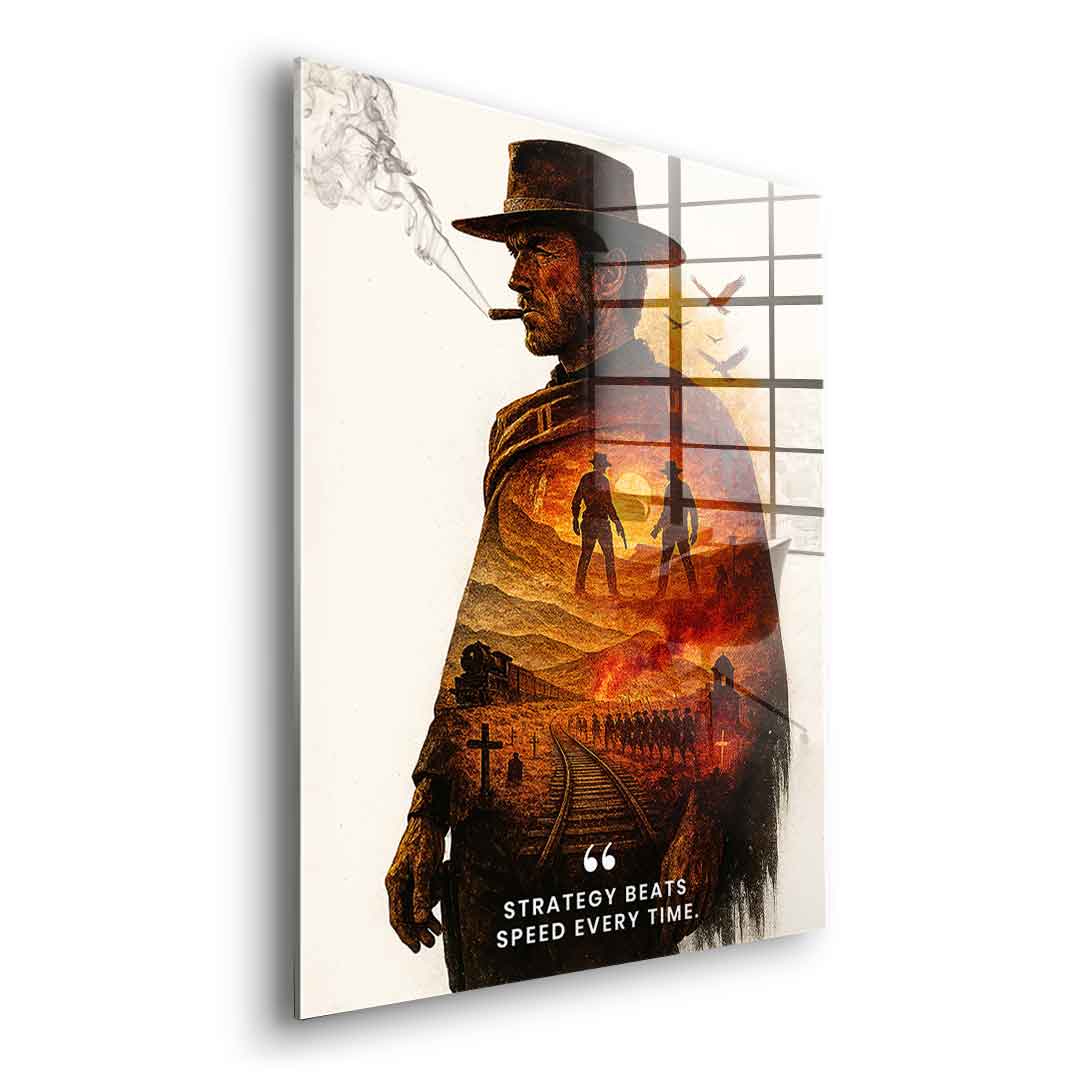 Strategy Beats Speed - Acrylglas