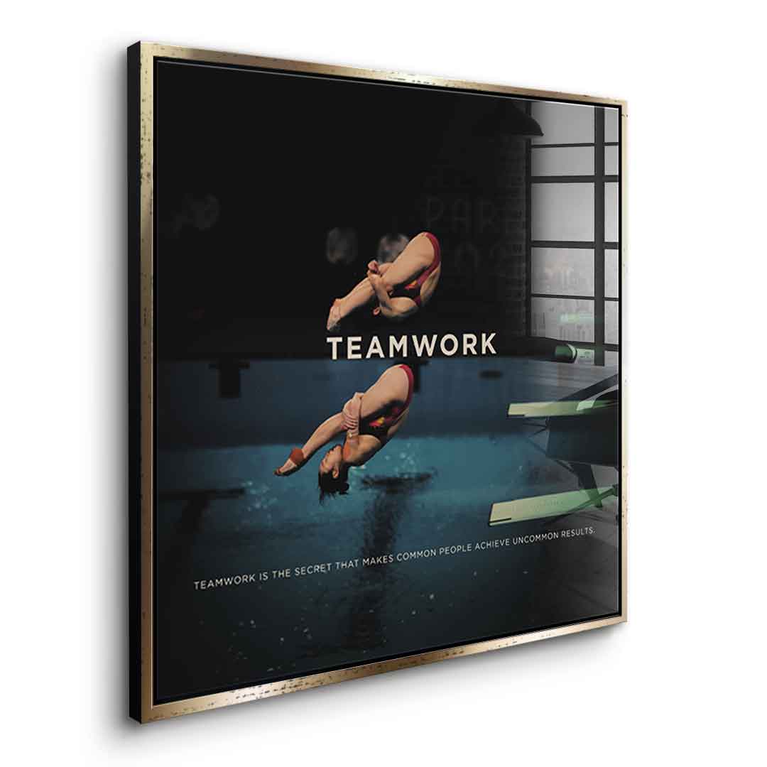 Teamwork #Diving - Acrylic glass