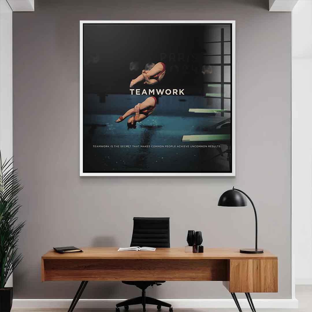 Teamwork #Diving - Acrylic glass