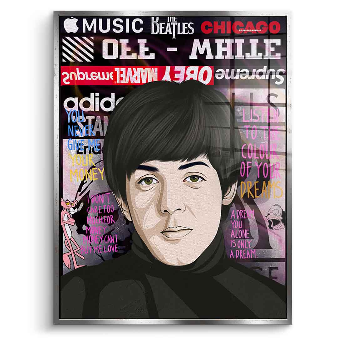 The Beatles - acrylic glass