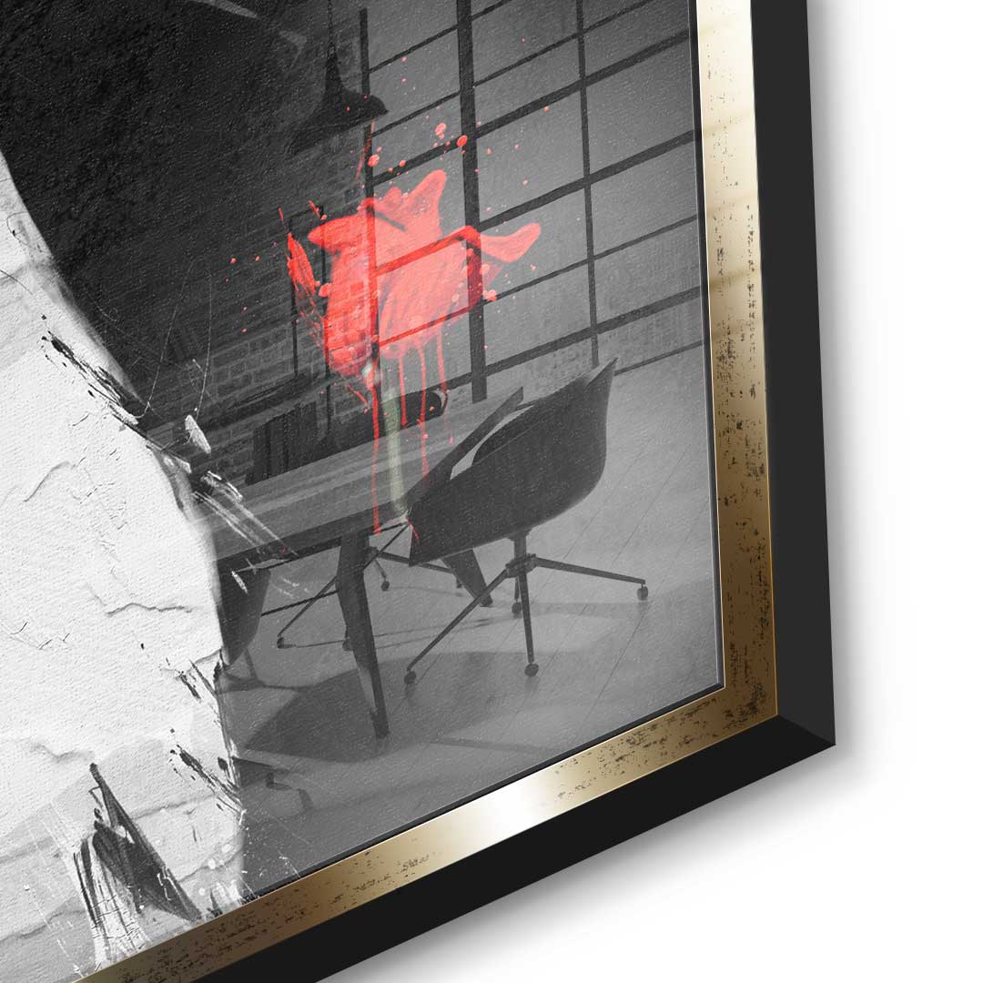 Great Men are not born Great - acrylic glass