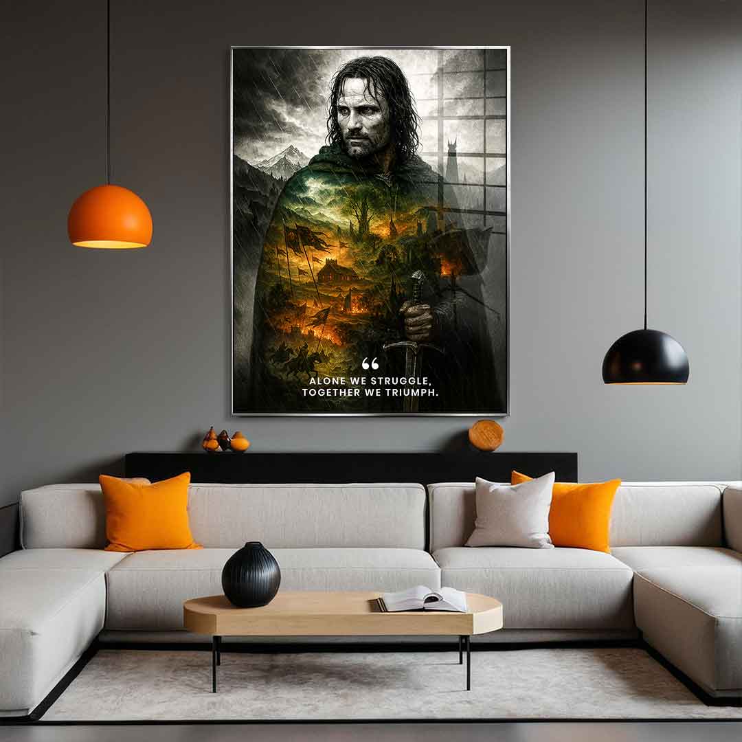 Together We Triumph - Acrylglas