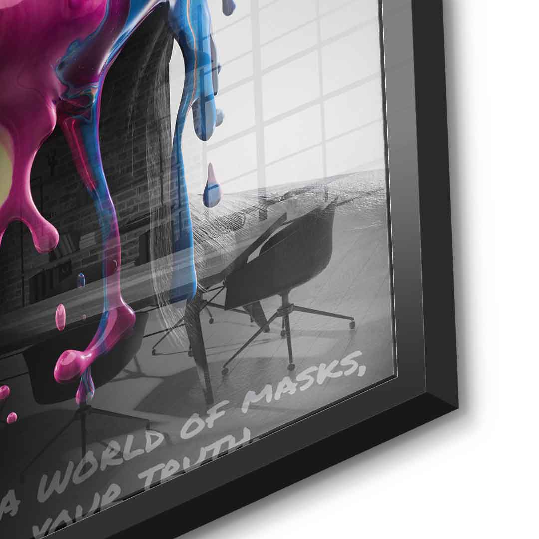 Transient Mask - Acrylic glass