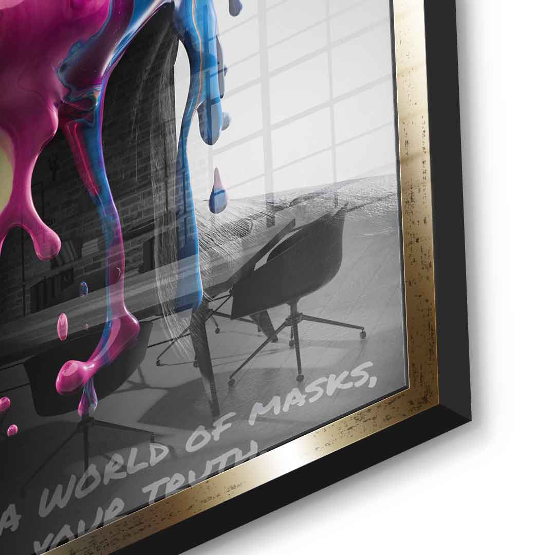 Transient Mask - Acrylic glass