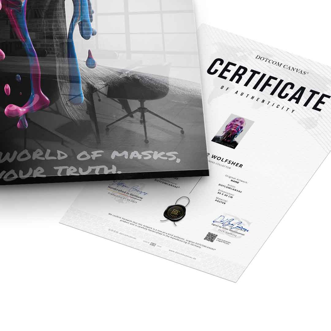 Transient Mask - Acrylic glass