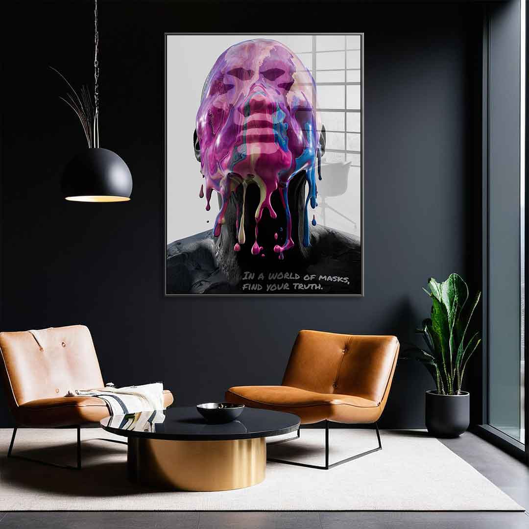 Transient Mask - Acrylic glass