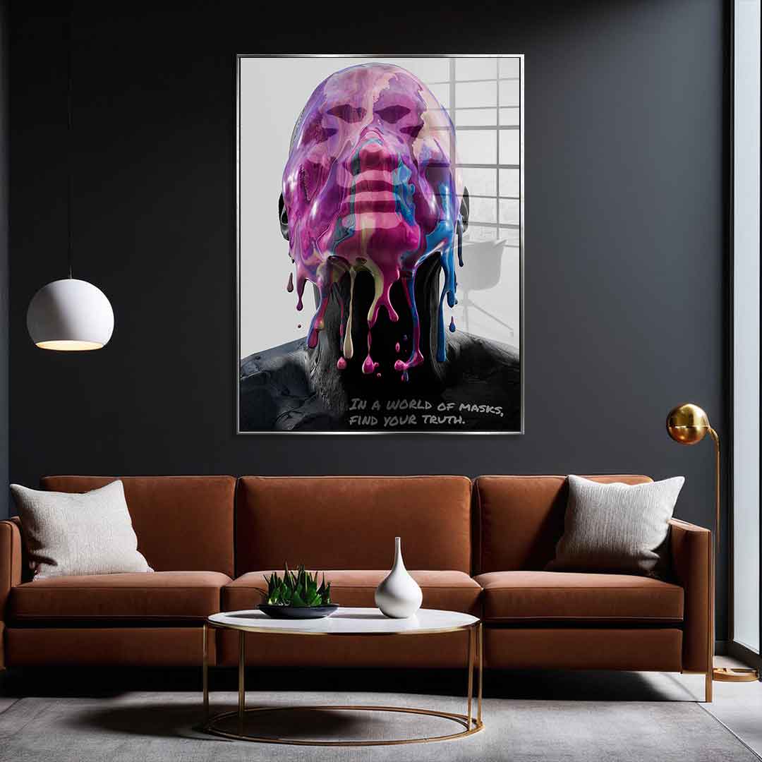 Transient Mask - Acrylic glass