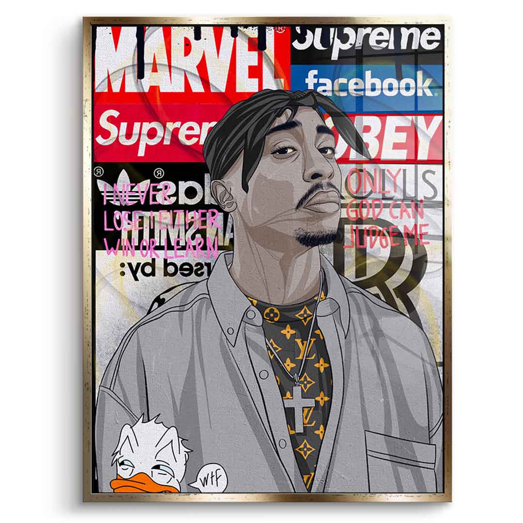 Tupac - acrylic glass