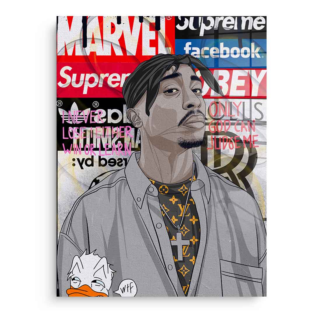 Tupac - acrylic glass