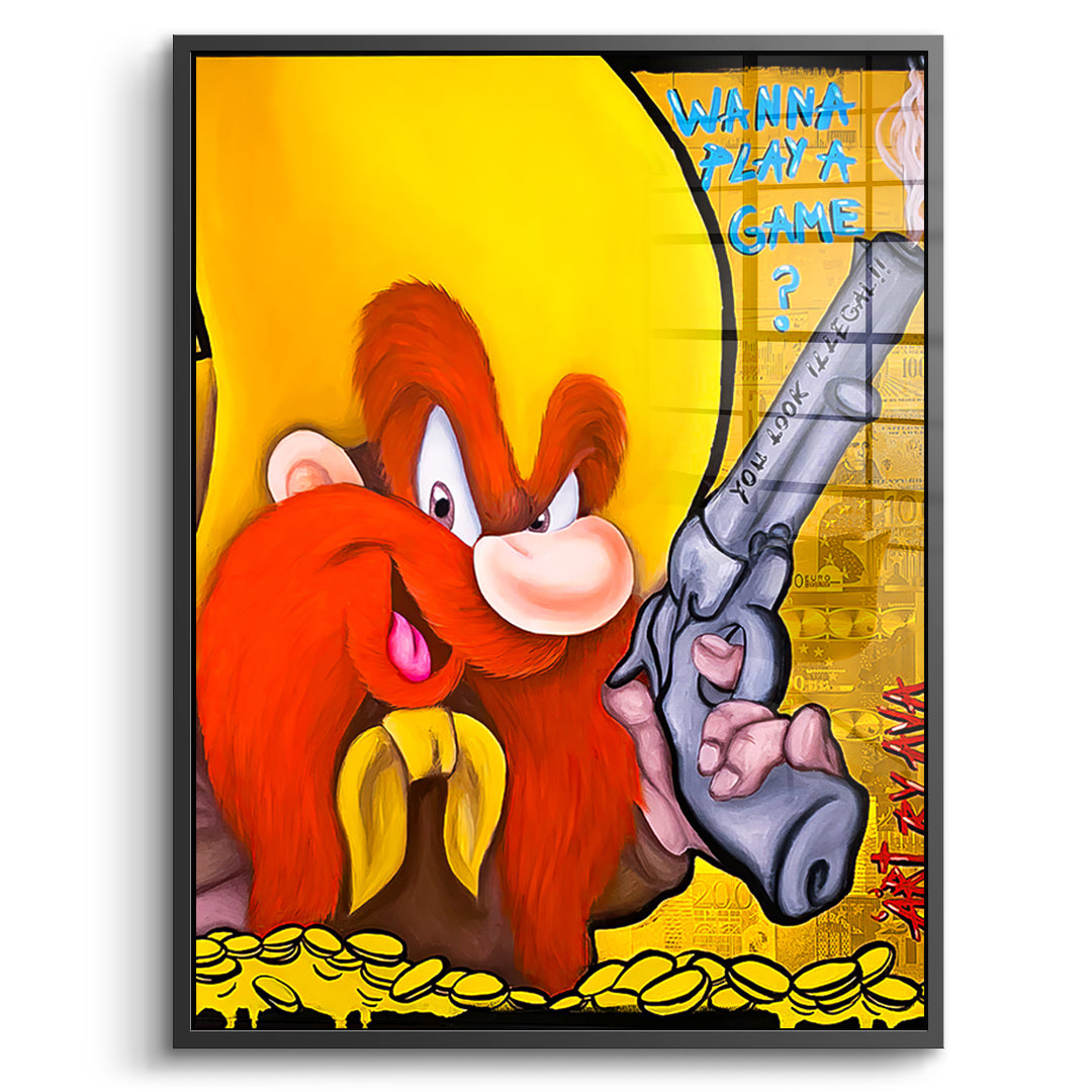 Wanna Play A Game - Acrylglas