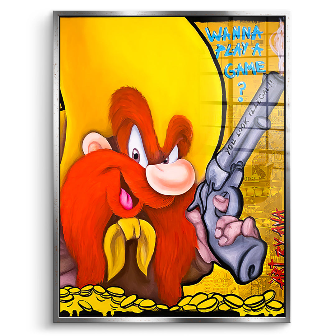 Wanna Play A Game - Acrylglas