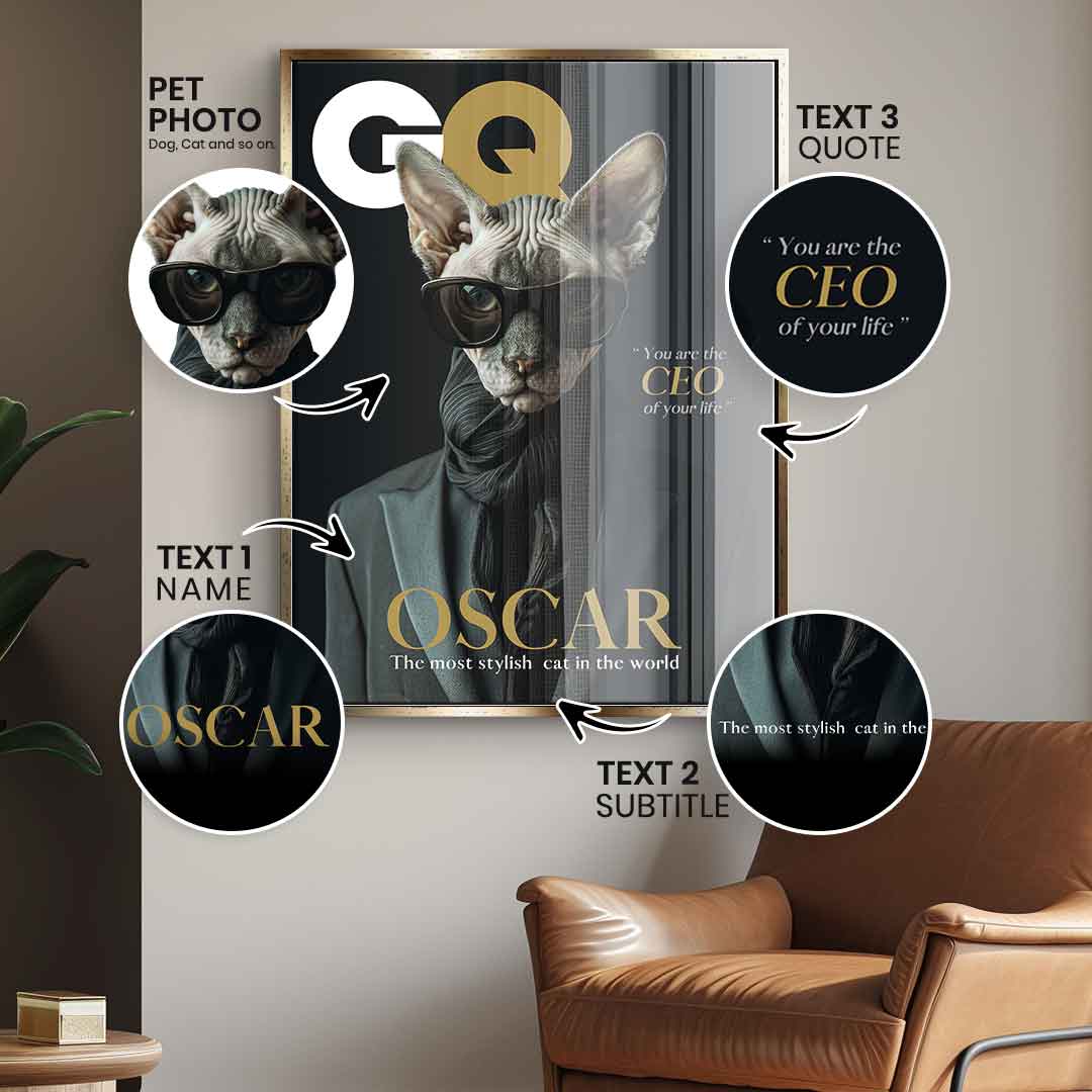 GQ customizable - Acrylic glass
