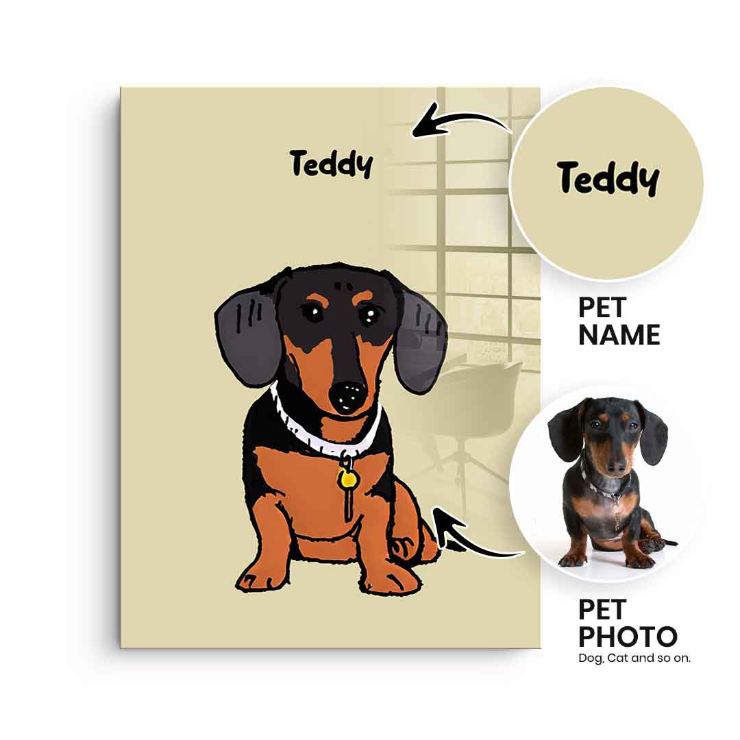 Pet Minimalistic customizable - acrylic glass