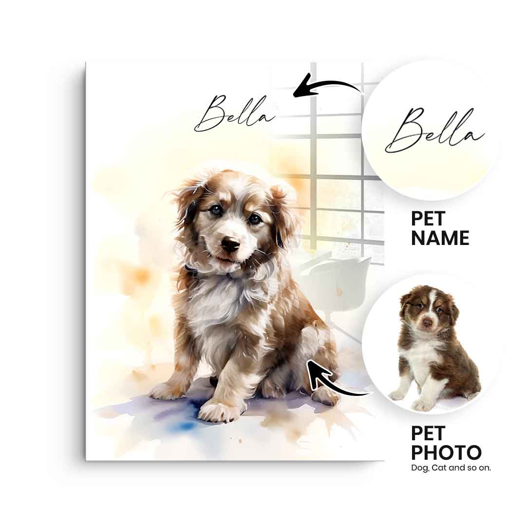 Pet Painting customizable - acrylic glass