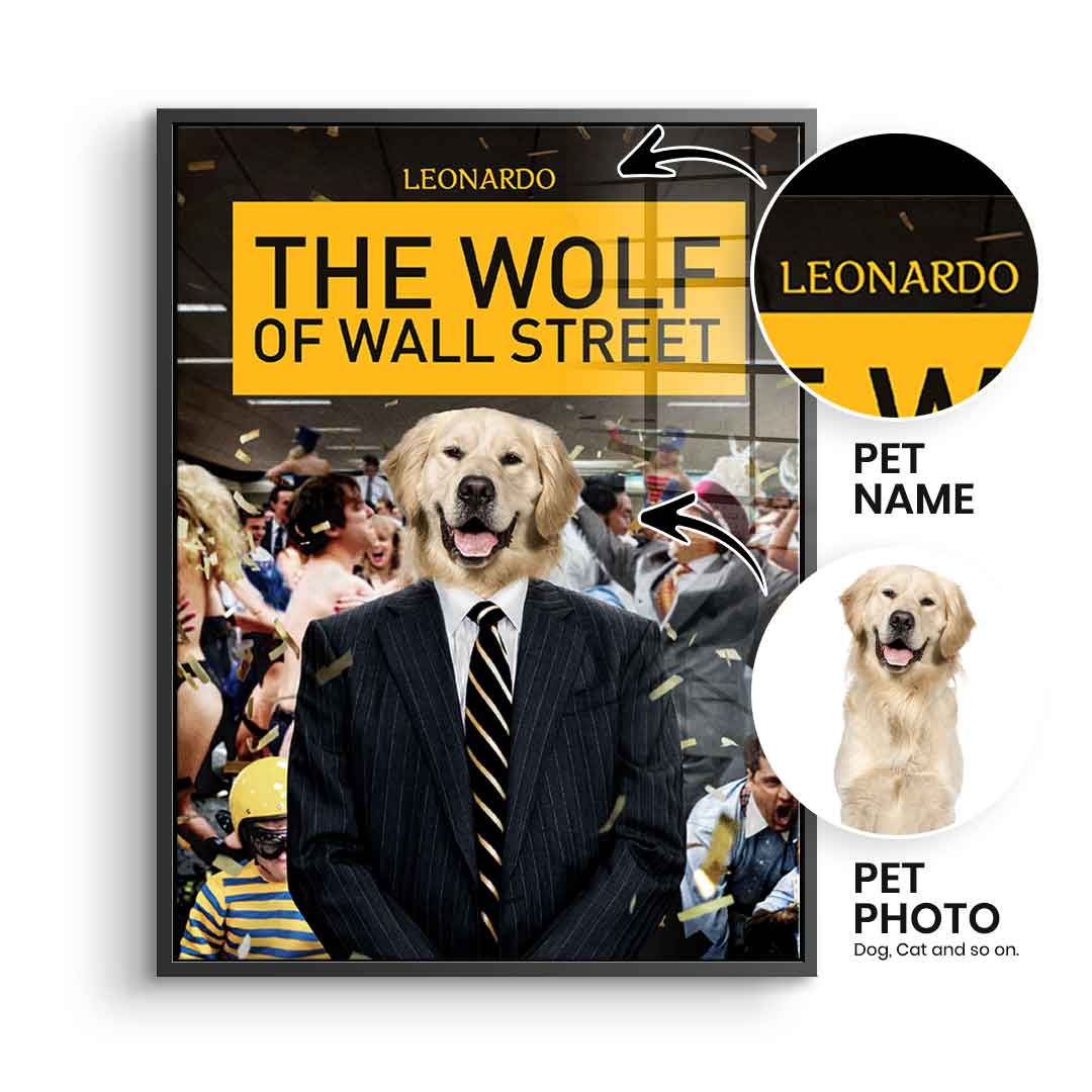 Wolf Of Wall Street customizable - acrylic glass