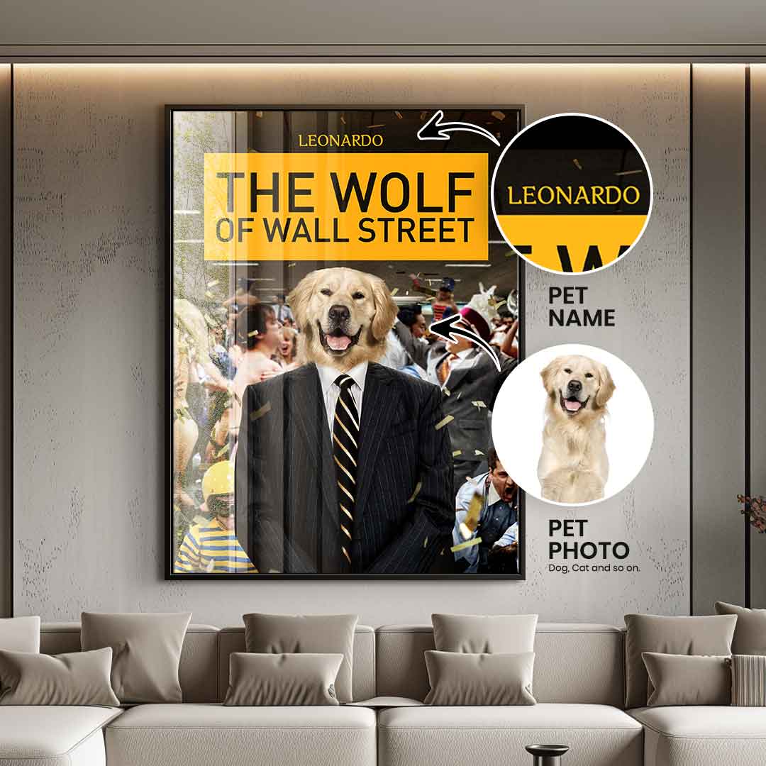 Wolf Of Wall Street customizable - acrylic glass