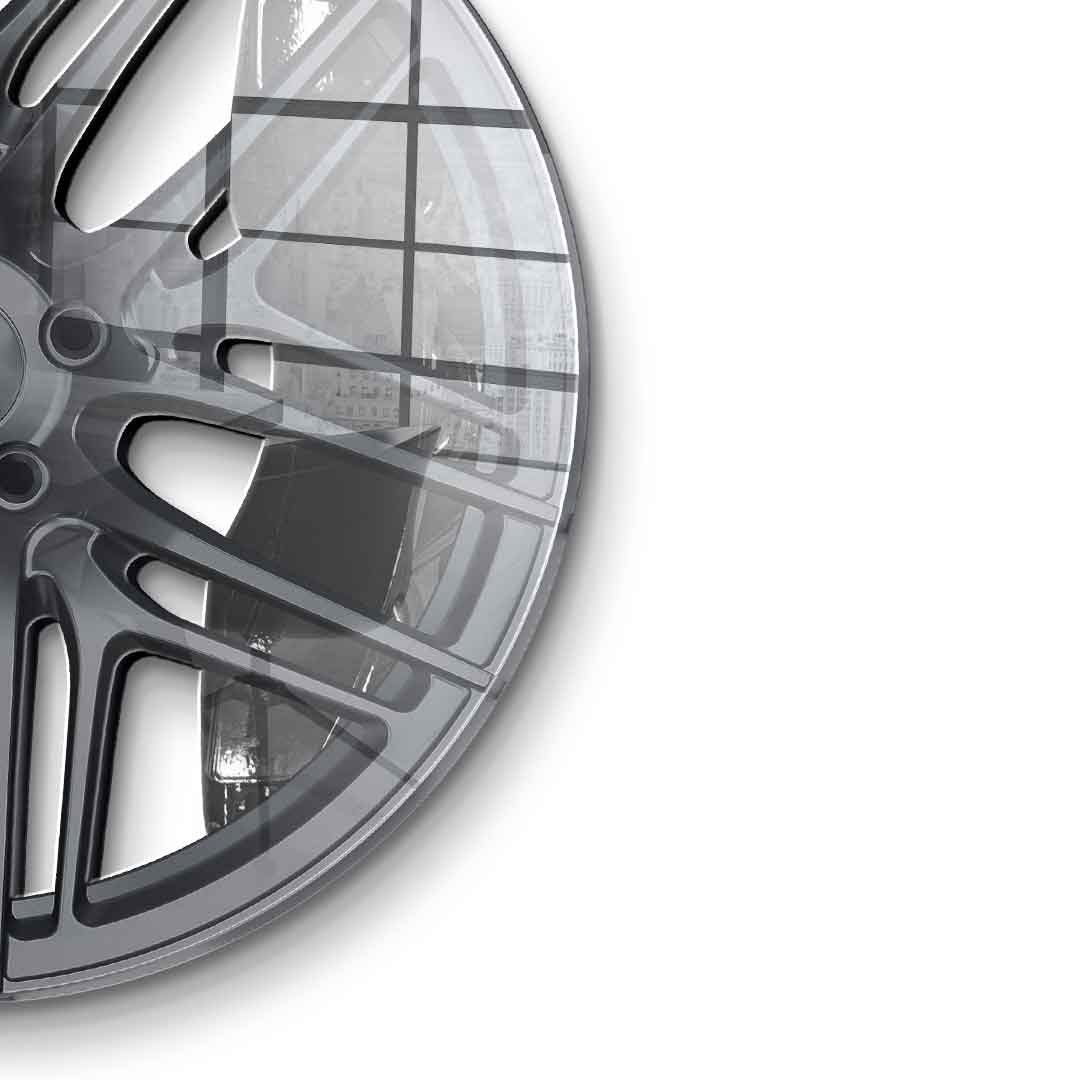 Wall sculpture Wheel 1 - Acrylic glass