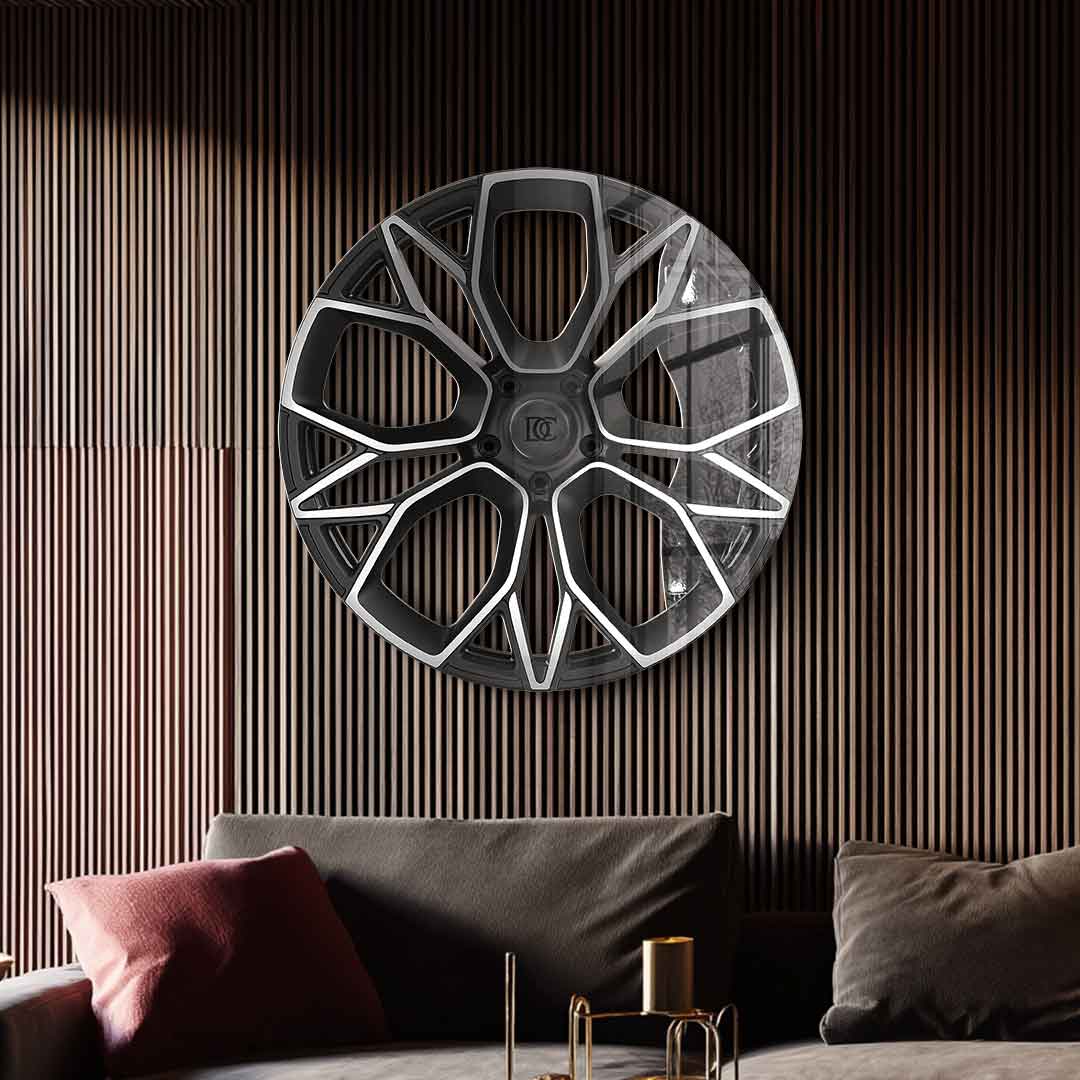 Wall sculpture Wheel 4 - acrylic glass
