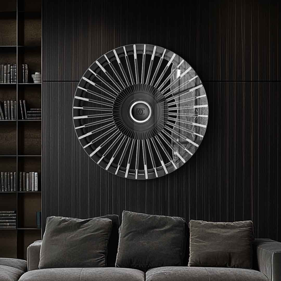 Wall sculpture Wheel 3 - Acrylic glass