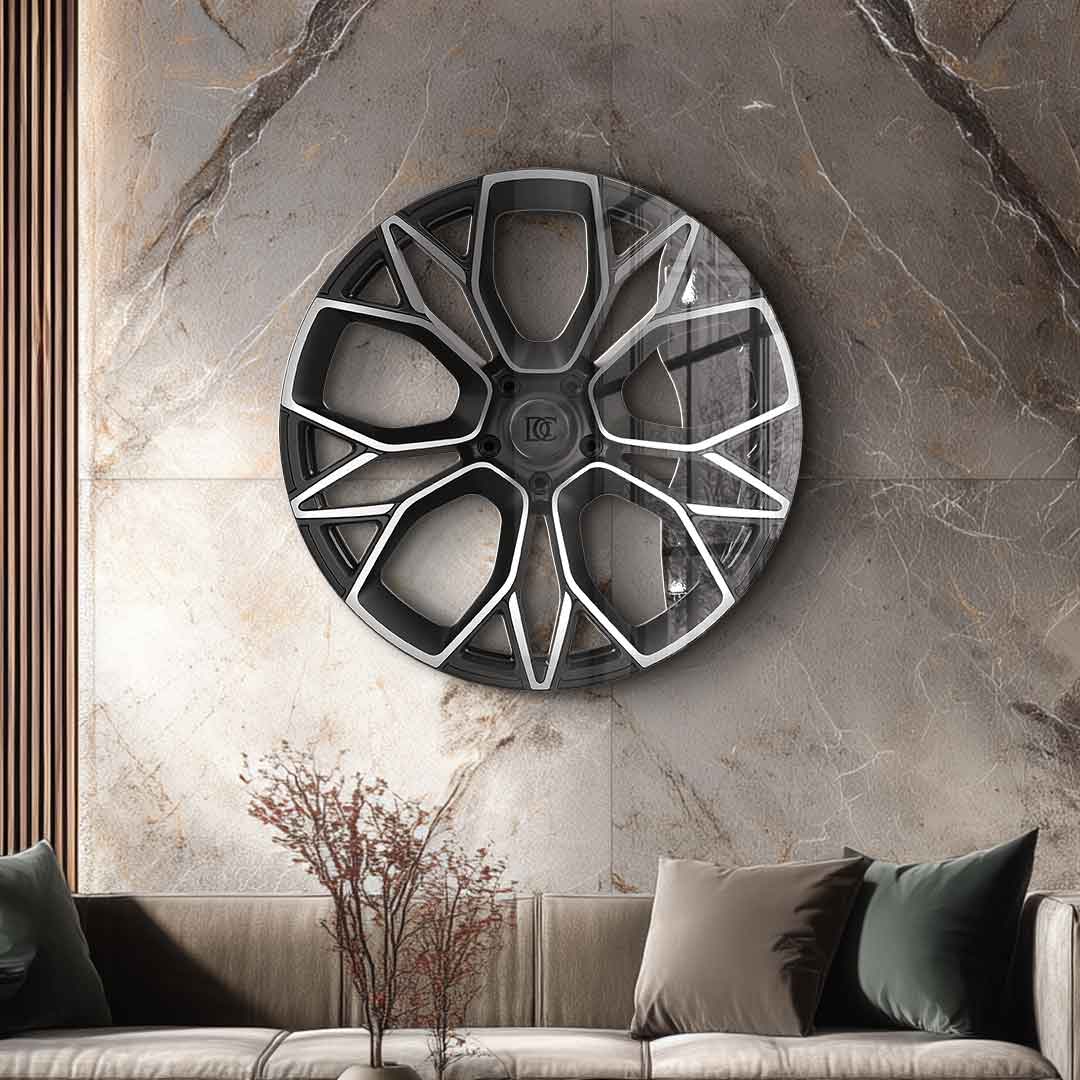 Wall sculpture Wheel 4 - acrylic glass