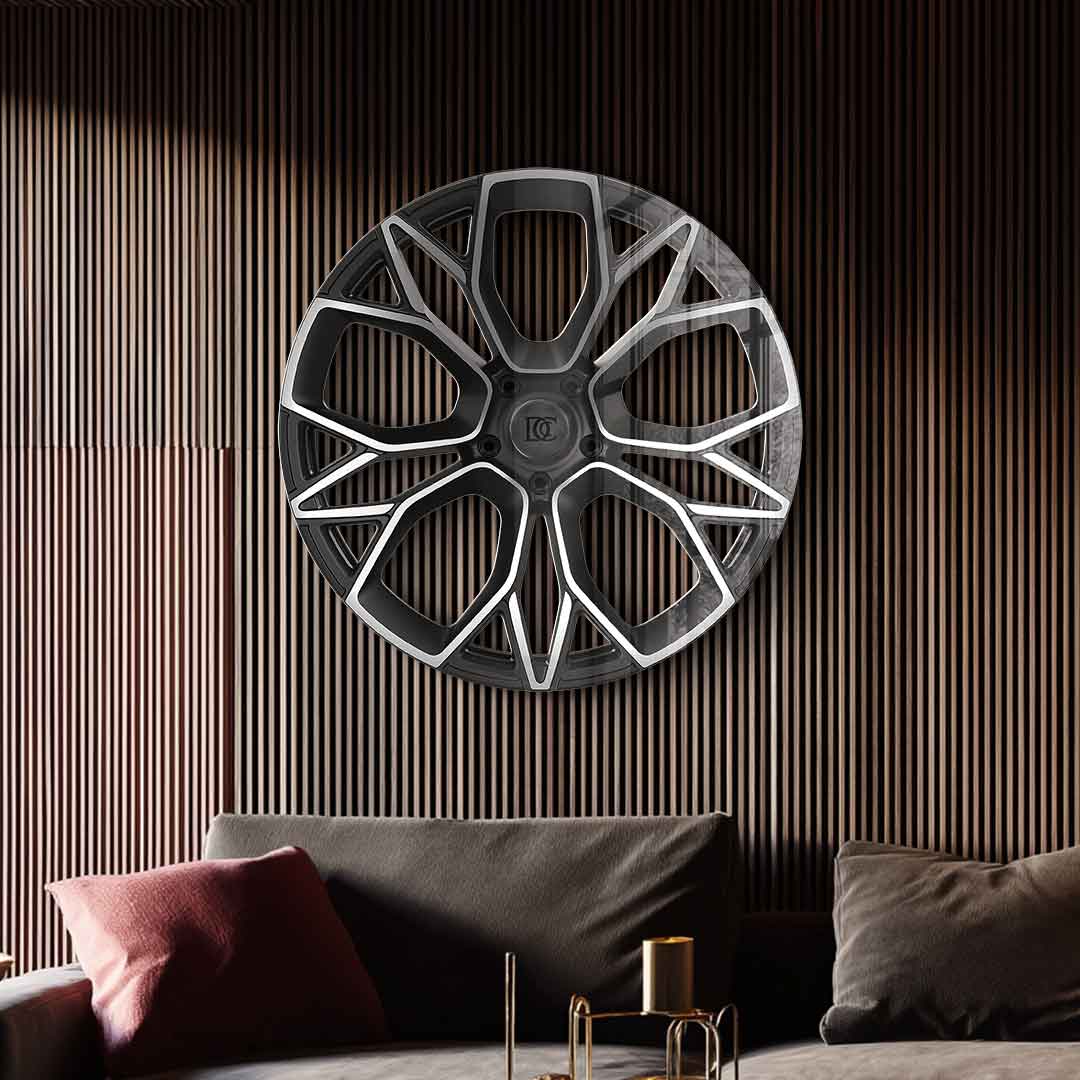 Wall sculpture Wheel 4 - acrylic glass