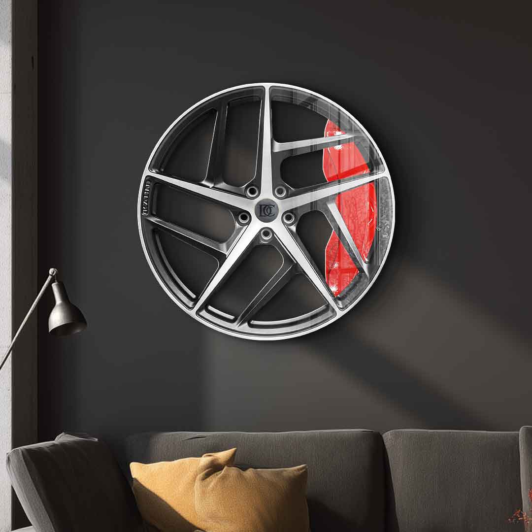 Wall sculpture Wheel 2 - acrylic glass