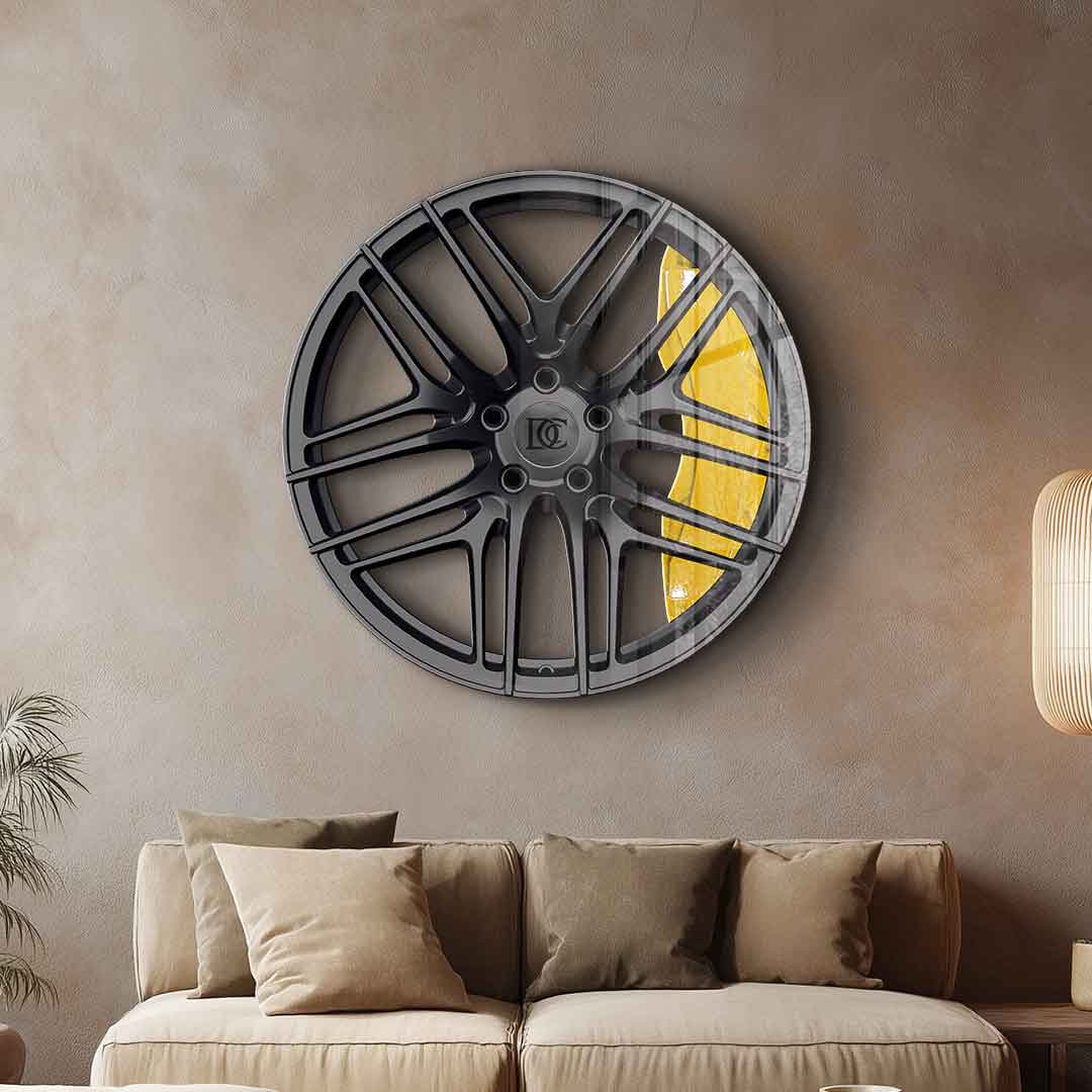 Wall sculpture Wheel 1 - Acrylic glass