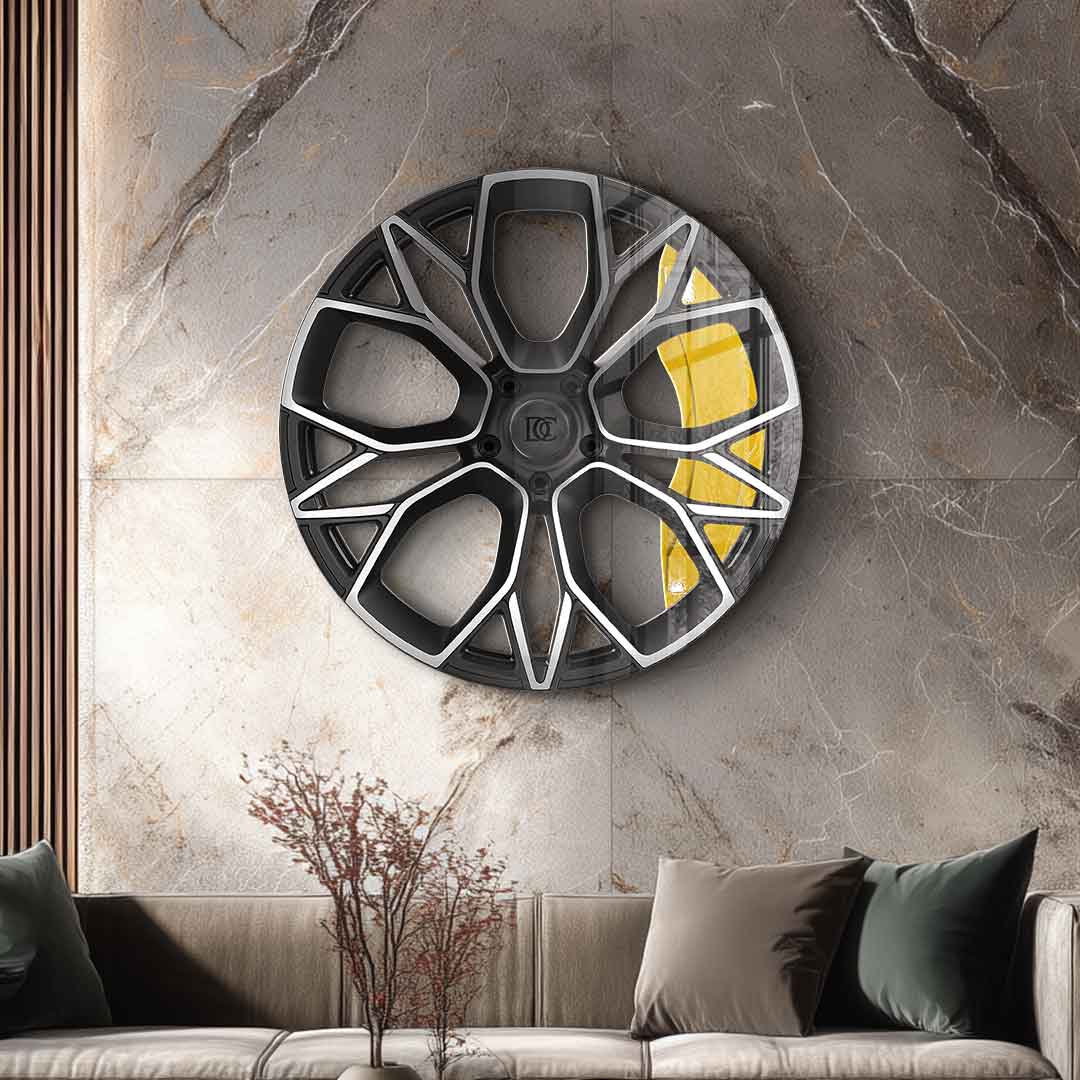 Wall sculpture Wheel 4 - acrylic glass