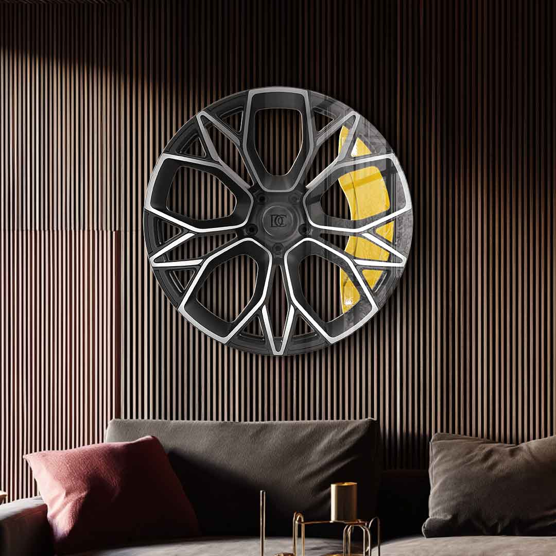 Wall sculpture Wheel 4 - acrylic glass