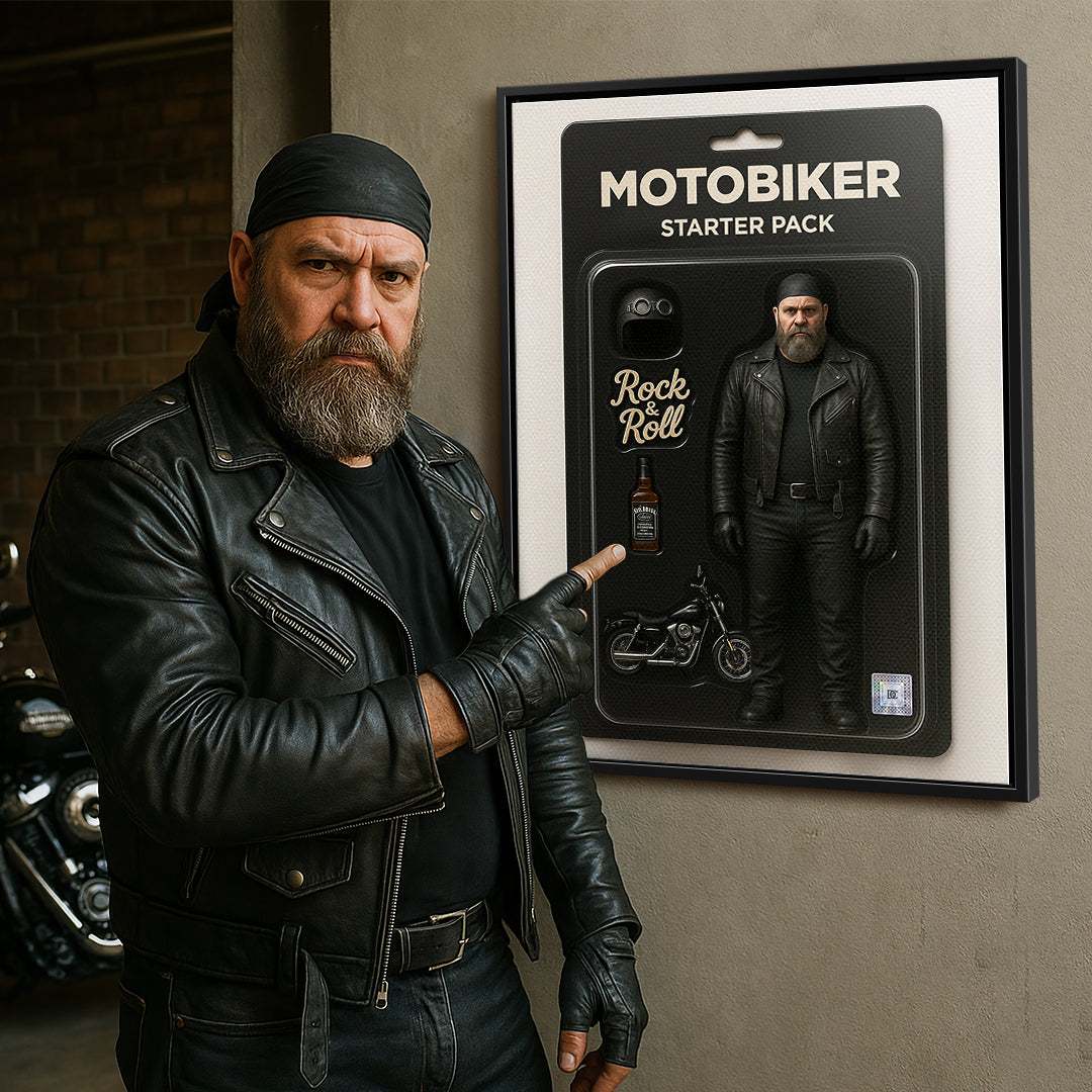 Virales Starter Pack Wandbild - Personalisierbar - Leinwand