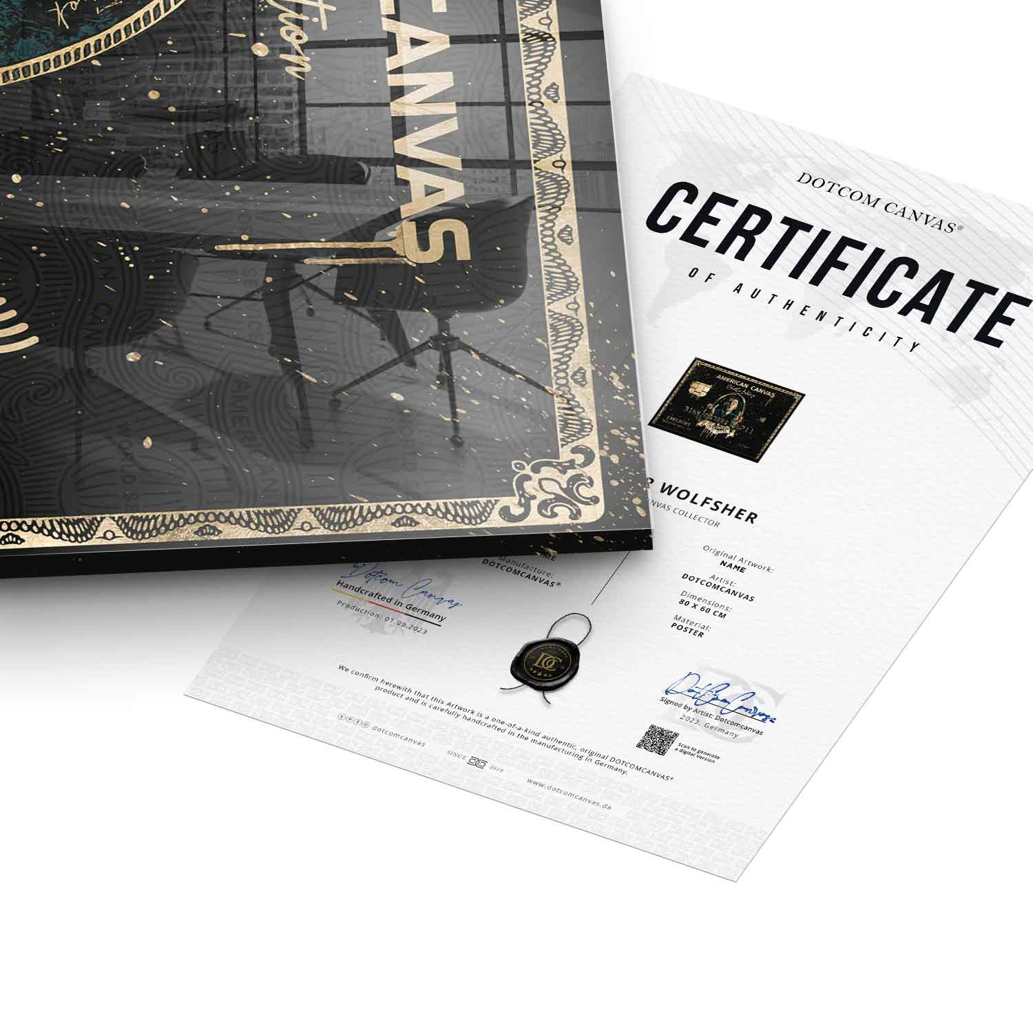 Royal American Canvas - Gold Leaf