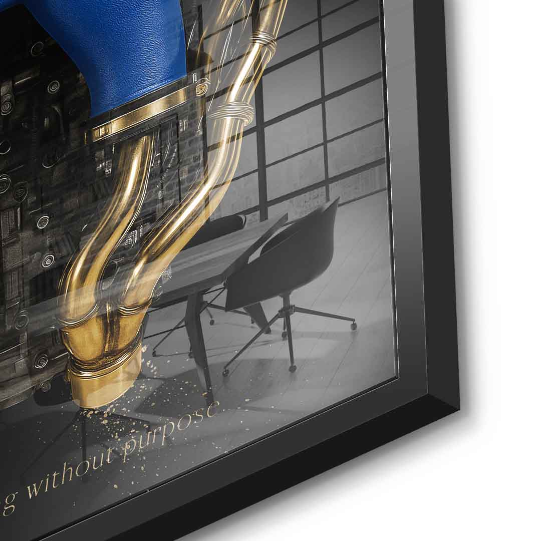 Ford GT Engine - Blattgold