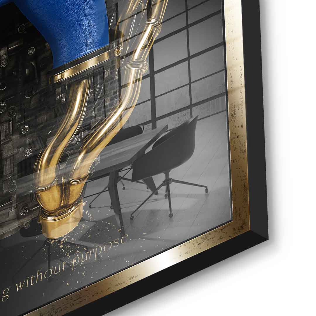 Ford GT Engine - Blattgold