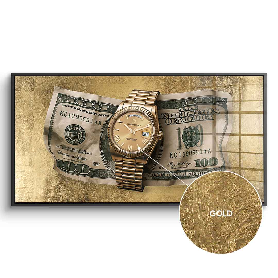 Time is Money - Gold Leaf