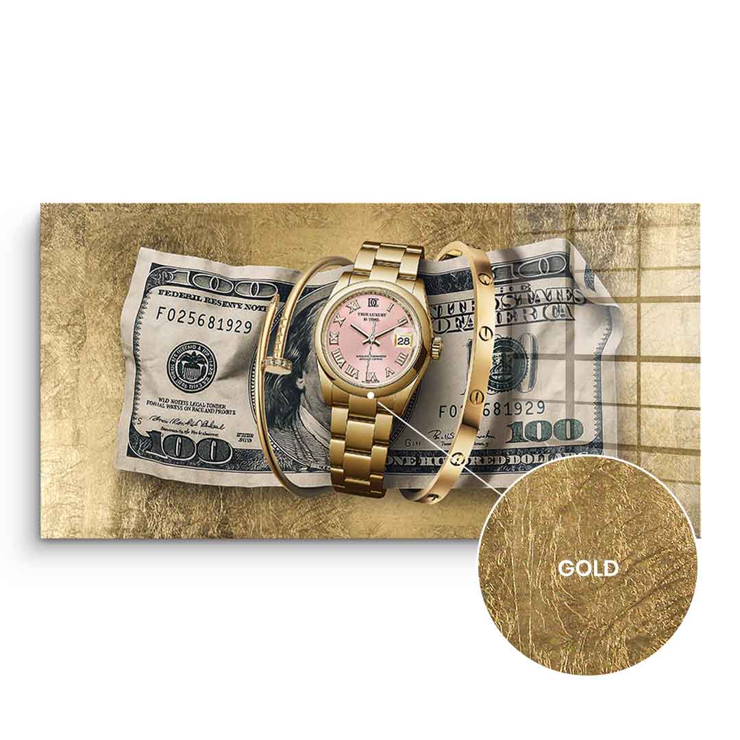 True Luxury is Time - Blattgold