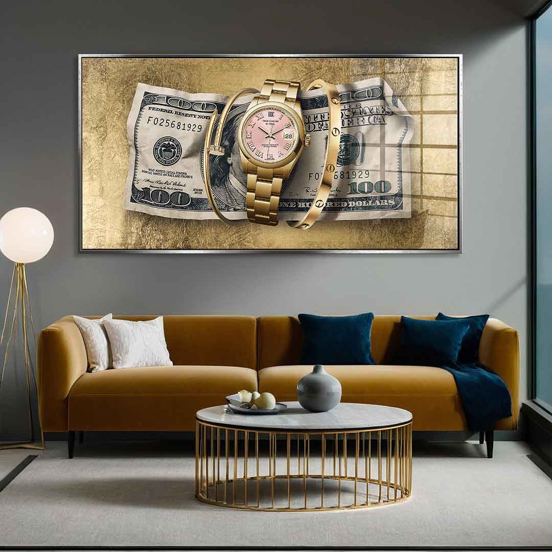 True Luxury is Time - gold leaf