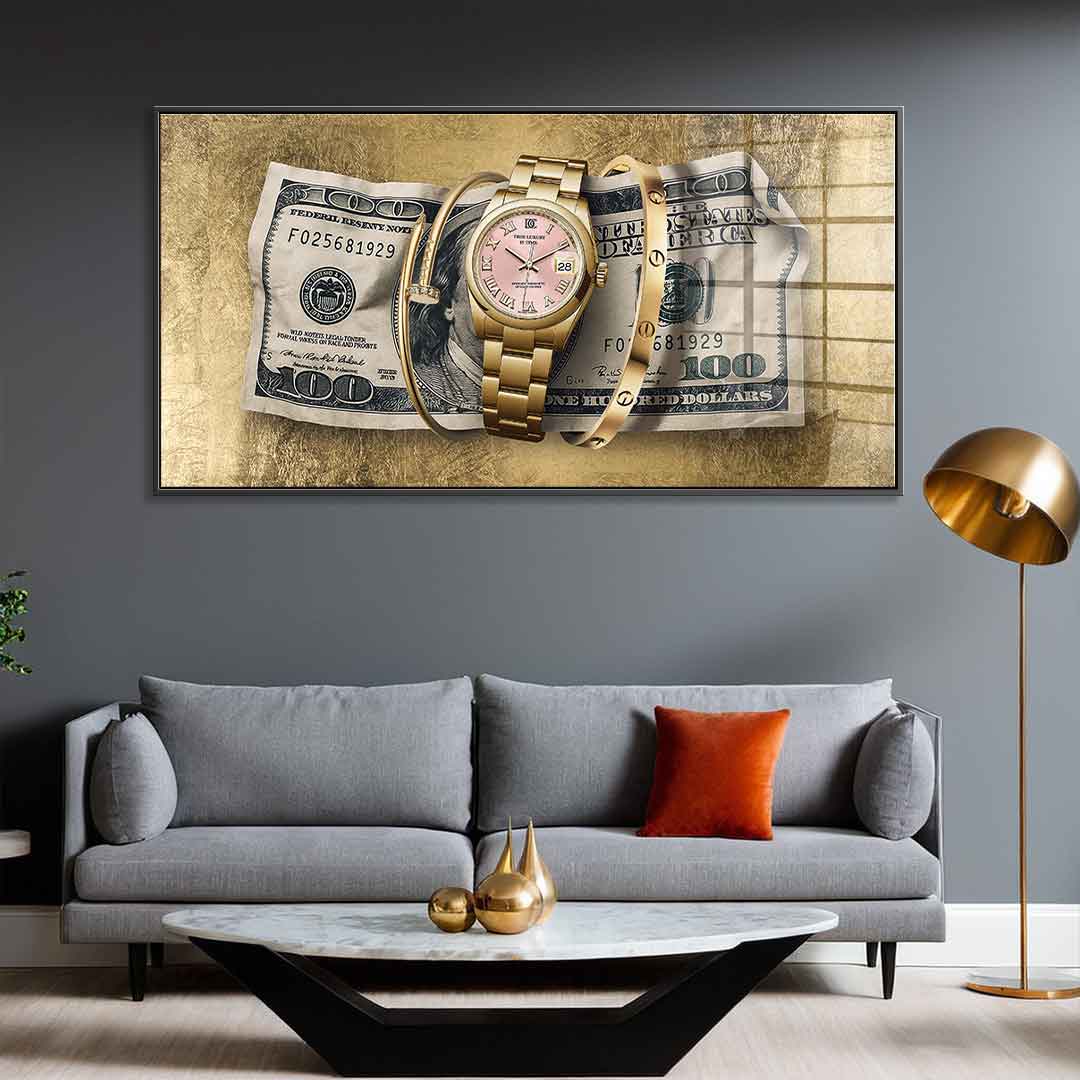 True Luxury is Time - gold leaf