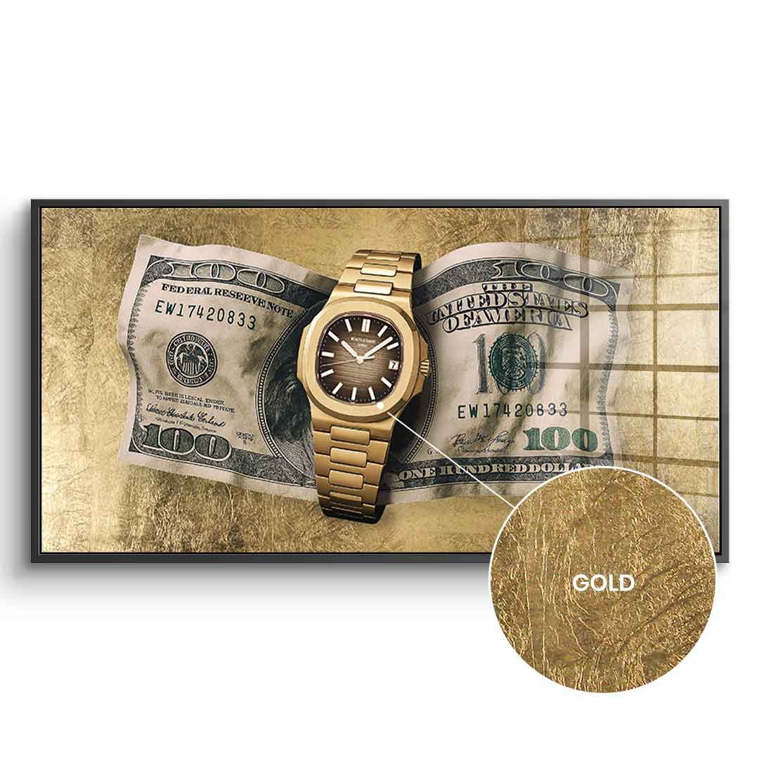 Wealth is Timing - Gold Leaf