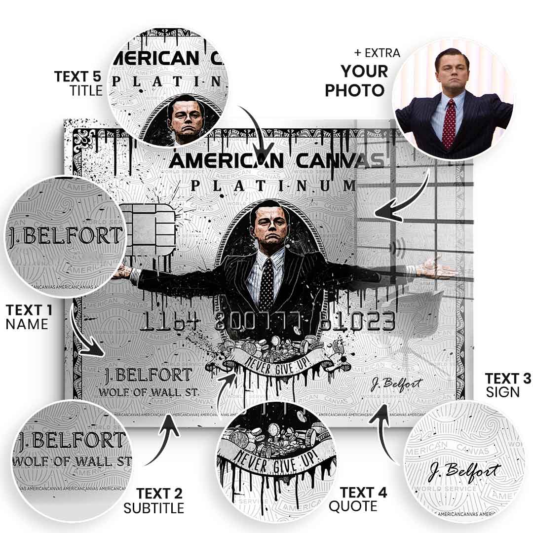 Royal American Canvas V2 - Personalizable - Silver leaf image