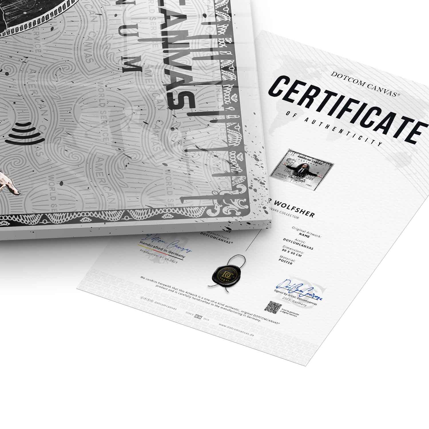 Royal American Canvas V2 - silver leaf