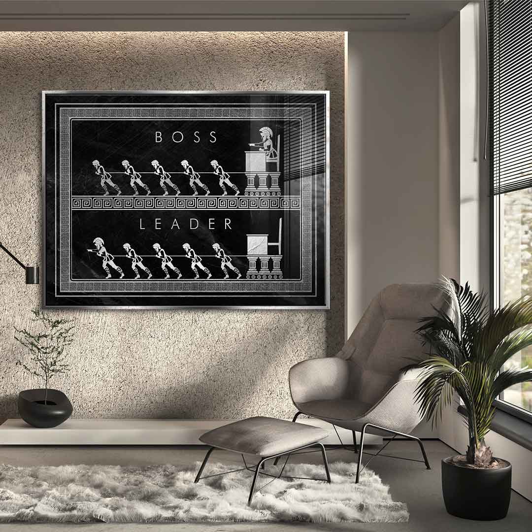 Sei ein Leader - Blattsilber