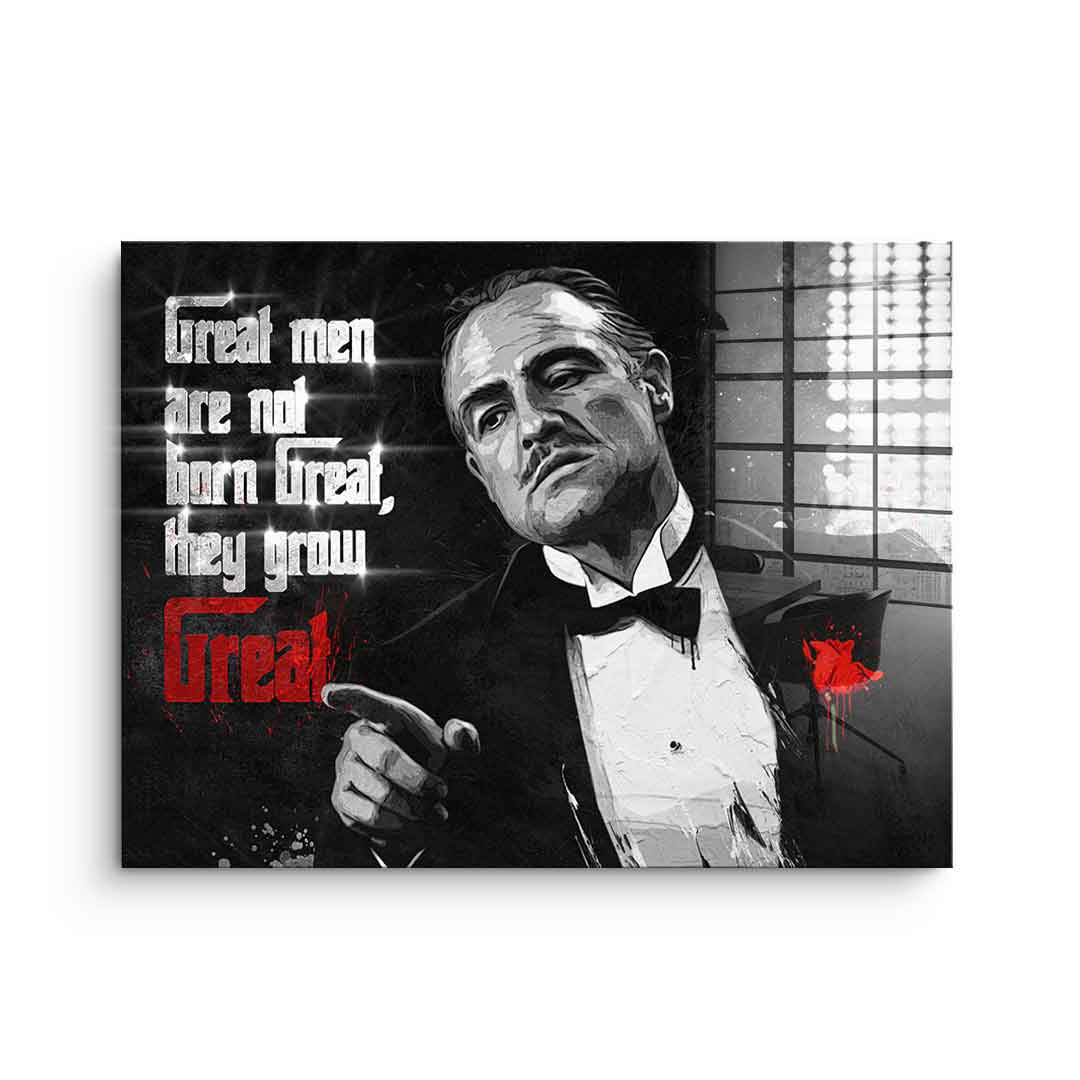 Great Men are not born Great - Blattsilber
