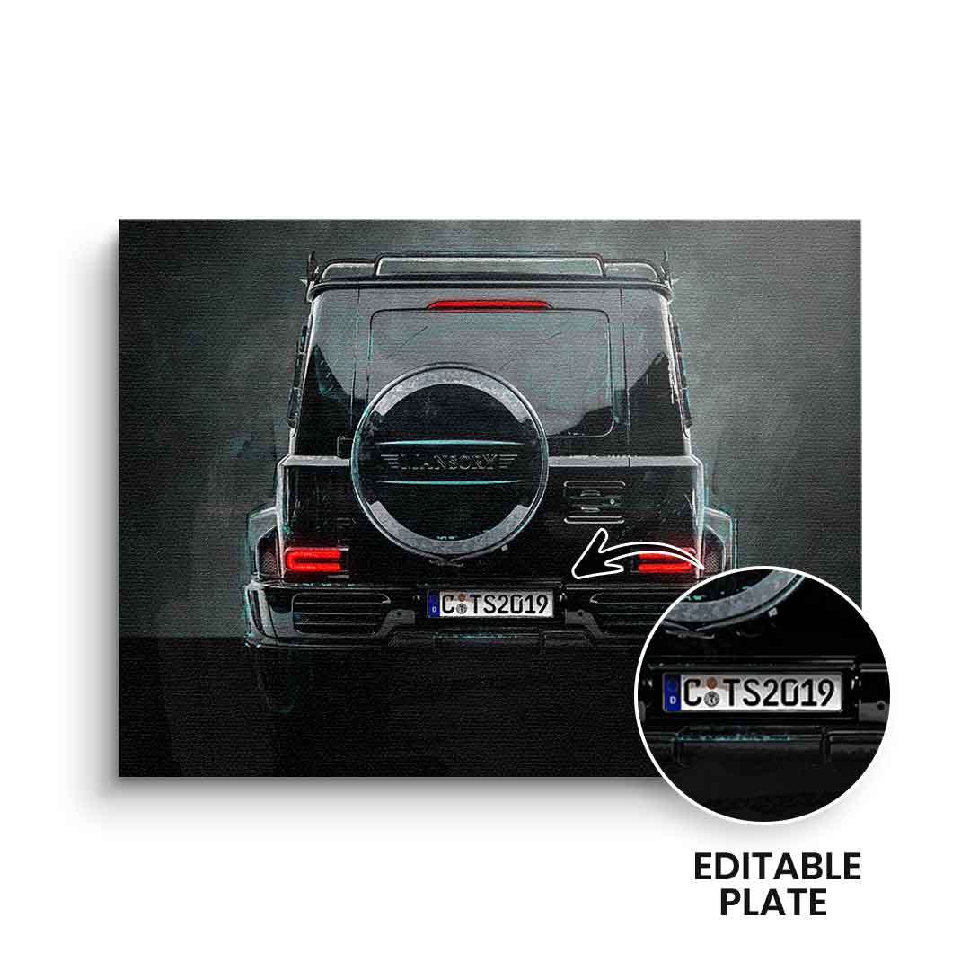 G-Wagon Backside - personalisierbar
